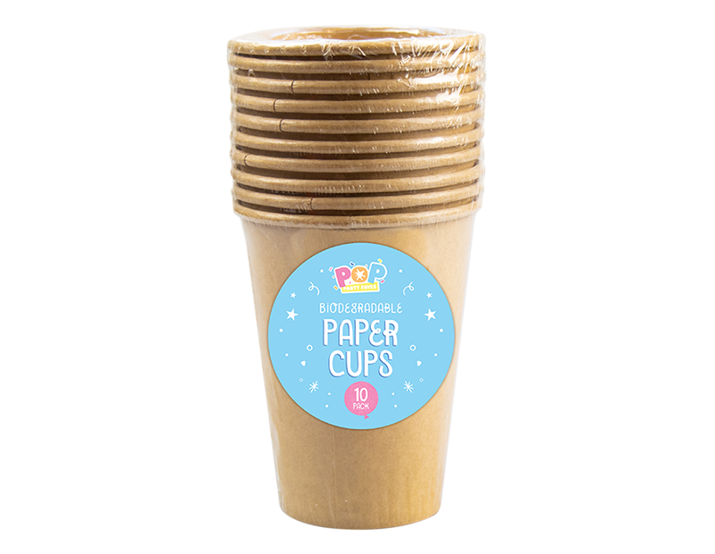 Biodegradable Paper Cups 10pk